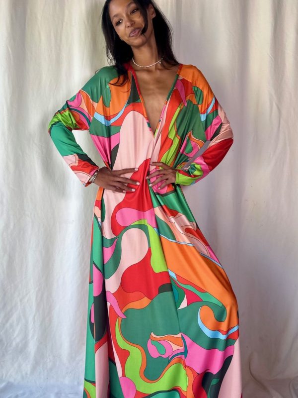 Long Caftan Dress | Vintage-Inspired | Monica Mahoney